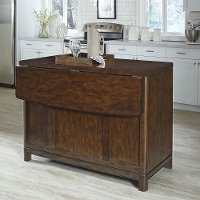 Mahogany Tortoise Kitchen Island - Crescent Hill-2
