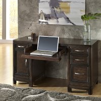 Tortoise Pedestal Desk - Crescent Hill