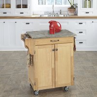 Natural Cuisine Cart with Concrete Top - Create-a-Cart