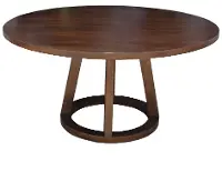 Mango Modern 60 Inch Round Dining Table - Mendocino