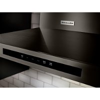 KVWB600DBS KitchenAid Wall Canopy Hood - 30 Inch Black Stainless Steel