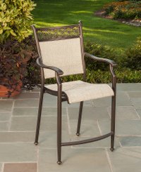 24 Inch Patio Outdoor Bar Stool - Manhattan