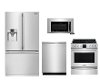 .FRG-PRO-3D-ELE-FRNG Frigidaire Professional Electric Kitchen Appliance Package - Smudge-proof Stainless Steel