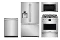FRG-PRO-FRNG-GAS-KT Frigidaire 4 Piece Kitchen Appliance Package with Gas Range - Smudge-proof Stainless Steel