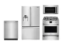FRG-PRO-24GAS-FRNG Frigidaire 4 Piece Kitchen Appliance package with Gas Range - Stainless Steel