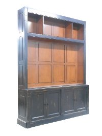 Black and Light Cherry Medium Home Entertainment Center