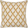 Serafina Gold 22 Inch Throw Pillow