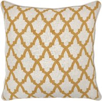 Serafina Gold 22 Inch Throw Pillow