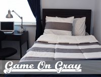 Beddy's Queen Game On Gray Bedding Collection