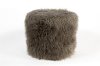 Taupe Faux Tibetan Lamb Cylinder