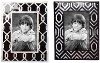 10309-A/2-IND/FRAME Assorted Black and White Picture Frame