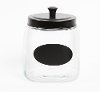 55590/5X7GLASSCROCK 7 Inch Glass Crock with Chalkboard Label-2