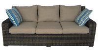 12CO57A-W-3D-1,SOFA Woven Outdoor Patio Sofa - Tortola