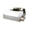 9021210 Soft Gray Queen Mates Bed with Drawers (60 Inch) - Vito -2