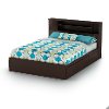 9006B1 Chocolate Queen Mates Bed (60 Inch) - Fusion