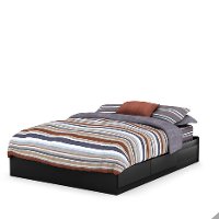 9008B1 Black Queen Mates Bed (60 Inch) - Fusion-2