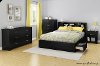 9008B1 Black Queen Mates Bed (60 Inch) - Fusion-3