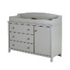 9020333 Soft Gray Changing Table with Removable Changing Station - Cotton Candy -2