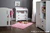 9023038 White Armoire with Drawers - Fundy Tide -4
