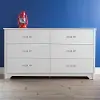 9007010 Fusion White Dresser - South Shore