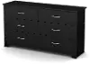 9008010 Fusion Black Dresser - South Shore