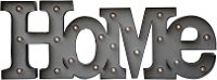 Metal Home Sign With LED Light