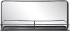 Metal Framed Rectangular Mirror with Shelf