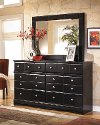 Shay Black Contemporary Dresser