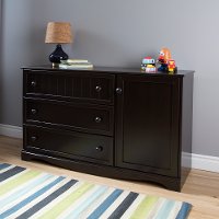 3519028 Espresso 3-Drawer Dresser with Drawers - Savannah