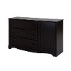 3519028 Espresso 3-Drawer Dresser with Drawers - Savannah -3