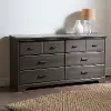 9041010 Versa Gray Maple 6-Drawer Double Dresser - South Shore