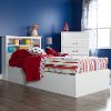 9007D1 White Twin Mates Bed with 3 Drawers (39 Inch) - Fusion -3