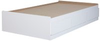 9007D1 White Twin Mates Bed with 3 Drawers (39 Inch) - Fusion -2