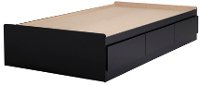 9008D1 Black Twin Mates Bed with 3 Drawers (39 Inch) - Fusion-2
