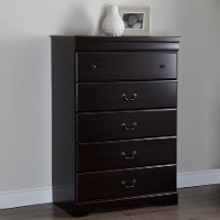 9033035 Dark Mahogany 5-Drawer Chest - Vintage -2