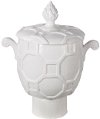 Clearance Large White Vase with Lid and Handles