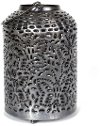 Gray Iron Pierced Lantern
