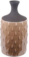 Clearance 15 Inch Tan Water Drop Ceramic Vase