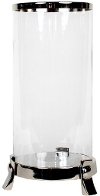 Clearance 17 Inch Nickel Finish Cylinder Lantern