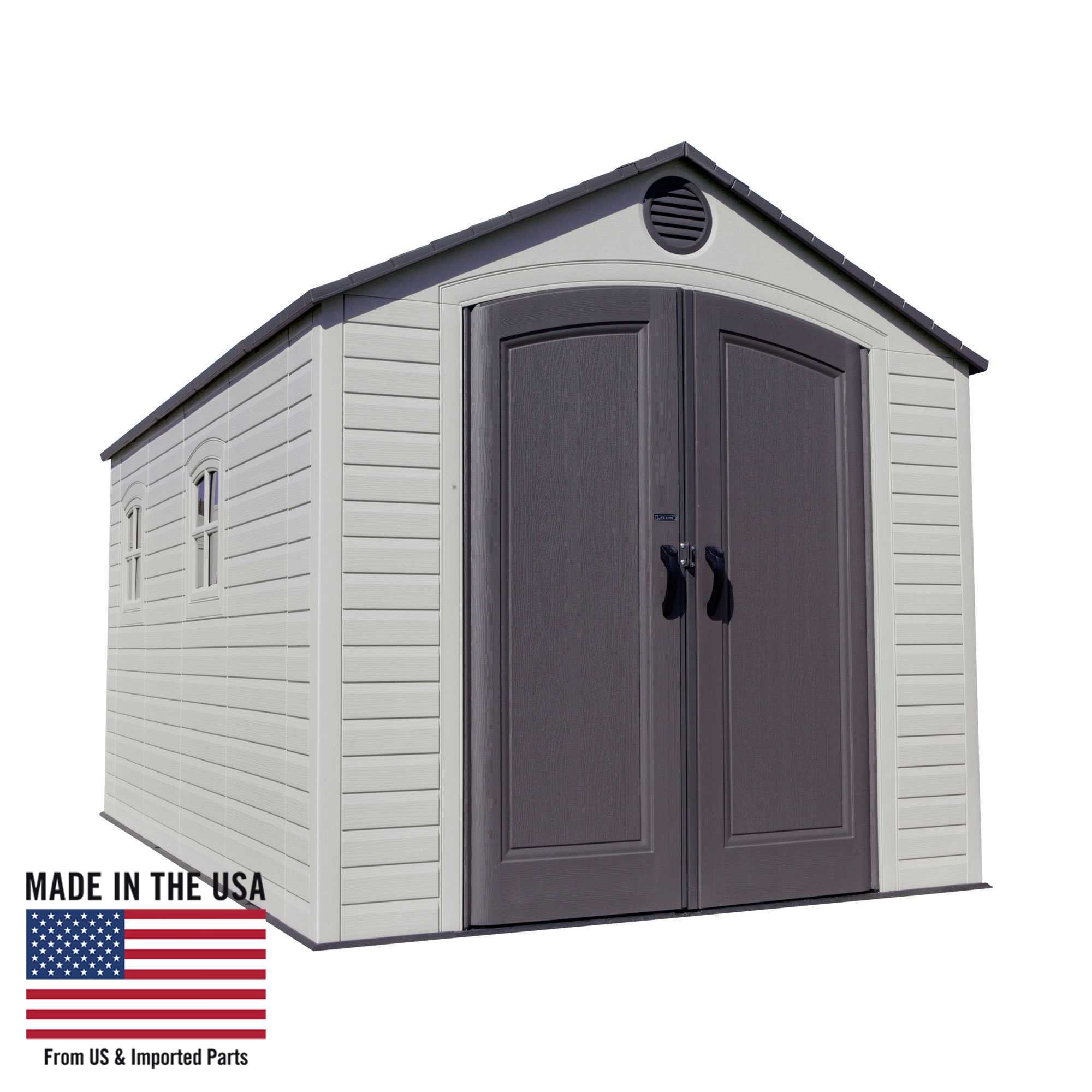60075 Lifetime 8' x 15' Storage Shed-5