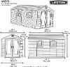 60075 Lifetime 8' x 15' Storage Shed-8