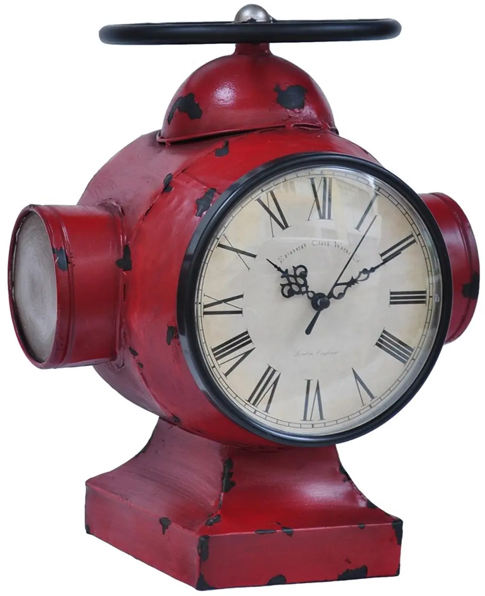 Red Valve Clock-1