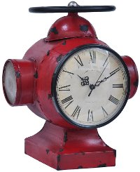 Red Valve Clock