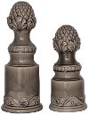 13 Inch Gray Ceramic Artichoke Finial