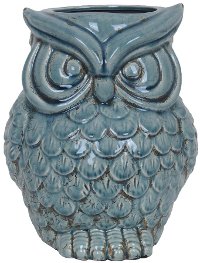 Soft Blue Owl Container