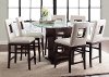 Espresso 7 Piece Counter Height Dining Set - Soho