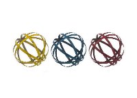 Assorted 4 Inch Metal Orb