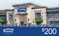 RCWGIFT-200 RC Willey eGift Card - $200