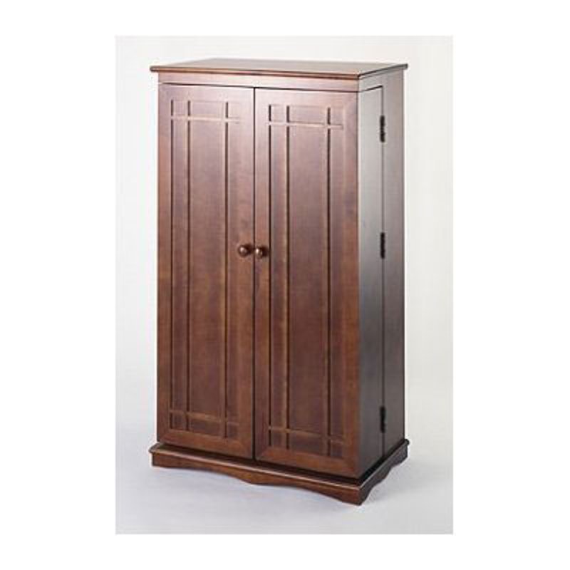 Walnut Twin Door Cd Dvd Multi Media Storage Cabinet Rc Willey