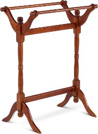 Traditional Heirloom Cherry Blanket Rack